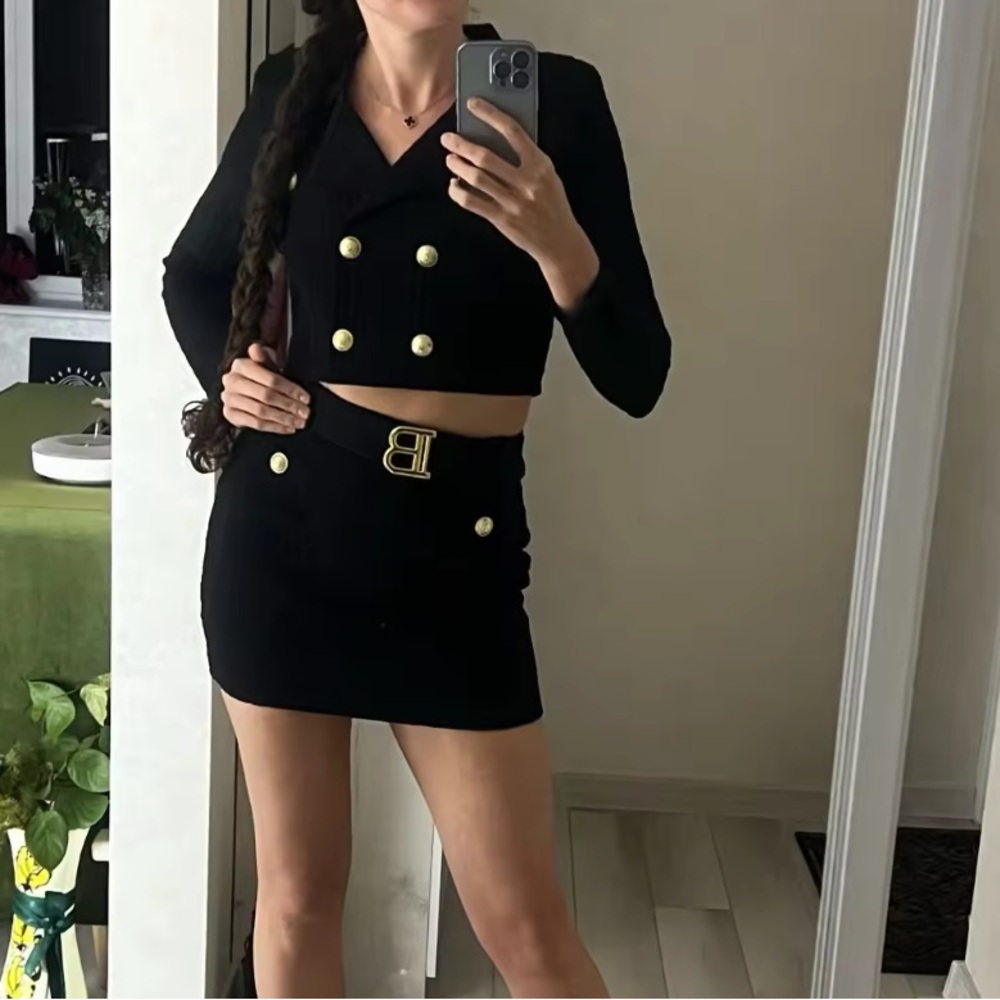 Elegant Design High Quality Solid Knit Textured C… - image 1